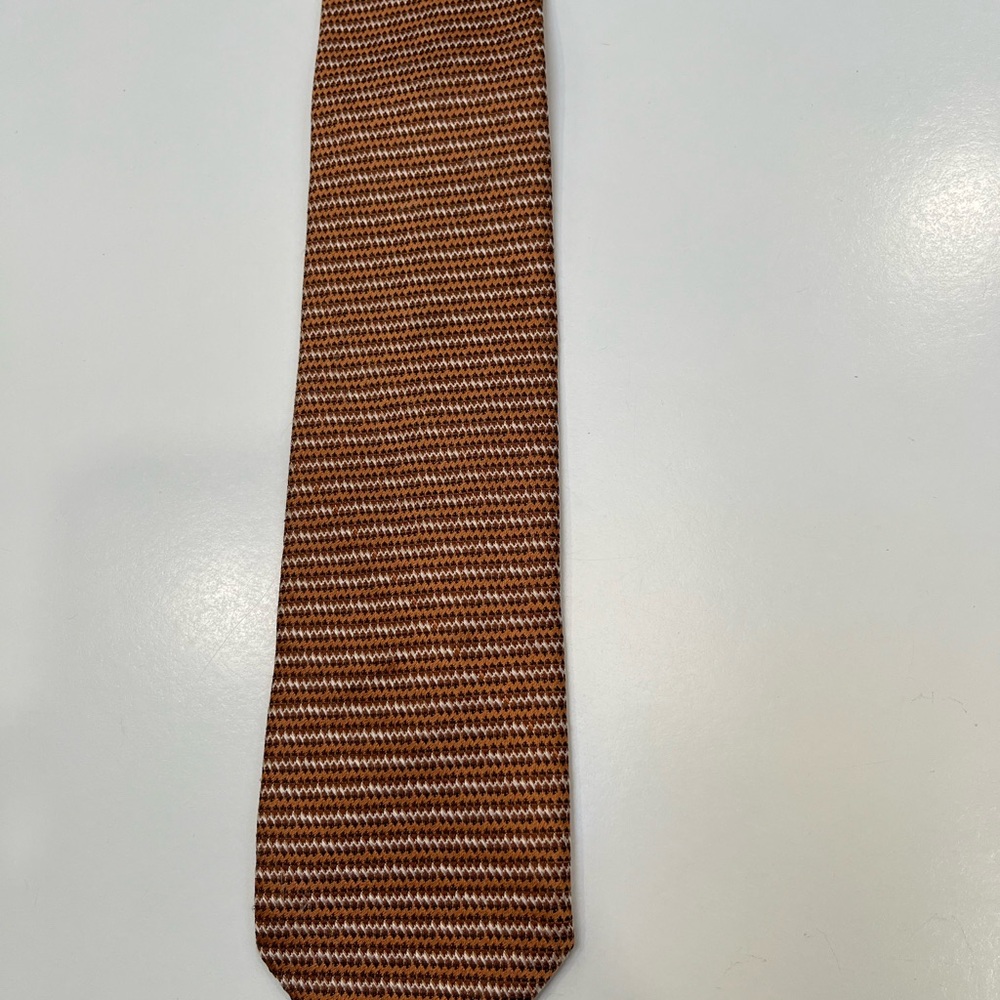 L’uomo di Colosso Pisano 100% silk designer tie. Fabrics by Ermenegildo Zegna. - Picture 2 of 5